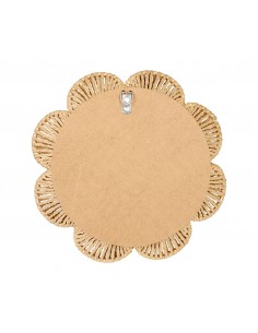 FLORE - Miroir en rotin 2