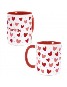 Mug rouge PIPELETTE 2