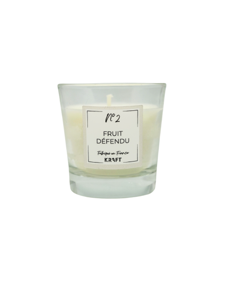 Bougie cire végétale 60g - N°2 - Fruit Défendu