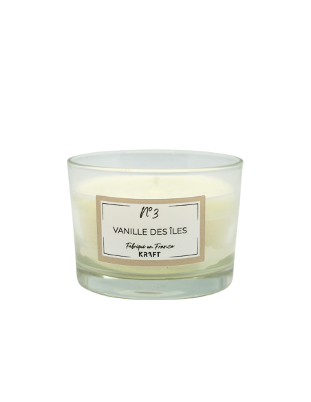 Bougie cire végétale 120g - N°3 - Vanille