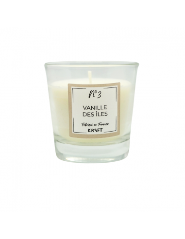 Bougie cire végétale 60g - N°3 - Vanille