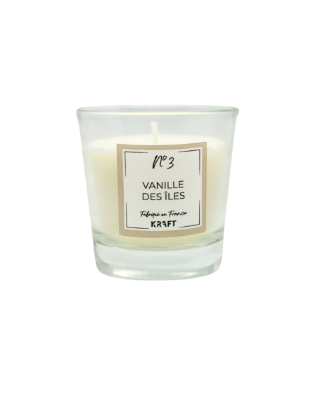 Bougie cire végétale 60g - N°3 - Vanille