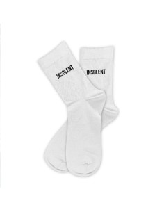 Chaussettes blanches Insolent homme