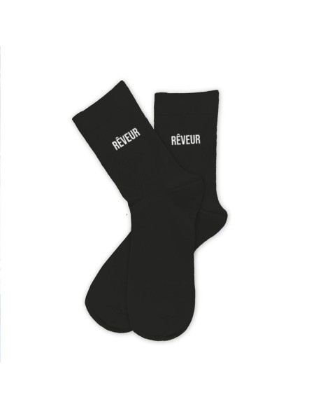 Chaussettes noires Rêveur homme