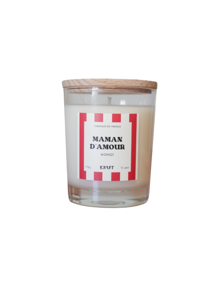 Bougie Maman d'amour - Monoï
