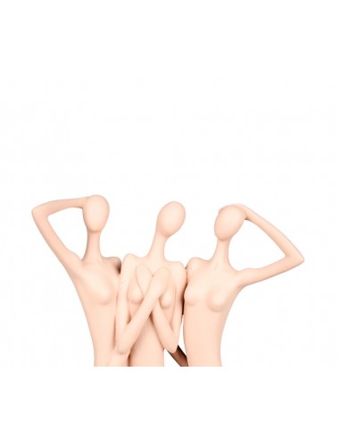 Déco à poser Trois Femmes Résine Rose