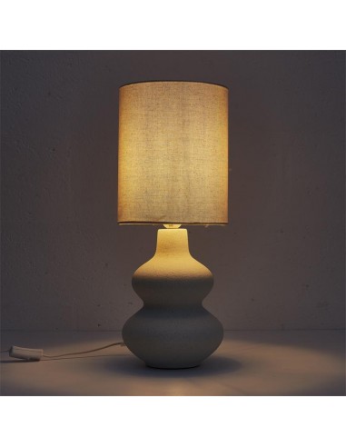 ALBA - Lampe en céramique crème H50cm