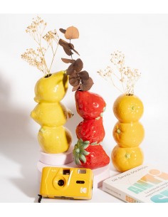 Vase fraises 20X11CM en... 2