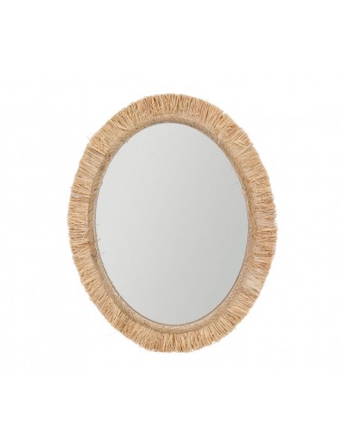 BOHEME - Miroir Raffia Ovale