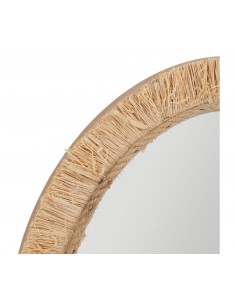 BOHEME - Miroir Raffia Ovale 2