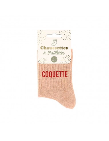 Chaussettes paillettes coquette