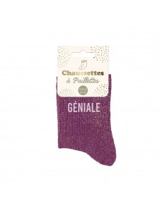 Chaussettes paillettes Géniale 2