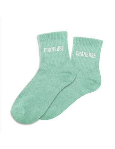 Chaussettes à paillettes Crâneuse