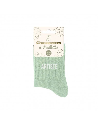 Chaussettes à paillettes Artiste