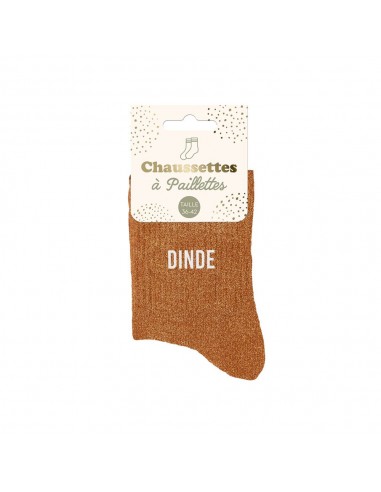 Chaussettes à paillettes Dinde