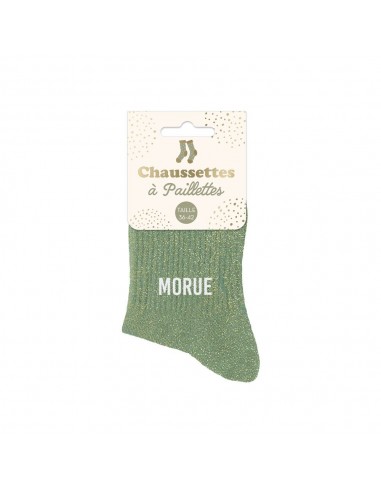 Chaussettes à paillettes Morue