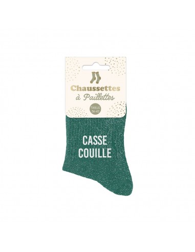 Chaussettes à paillettes Casse Couille