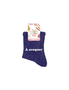 Chaussettes à paillettes enfant A croquer 2