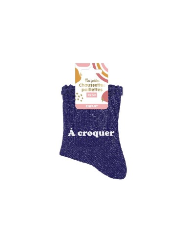 Chaussettes à paillettes enfant A croquer