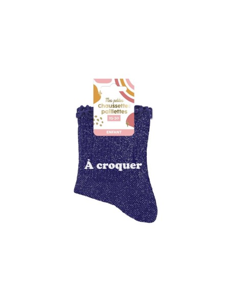 Chaussettes à paillettes enfant A croquer