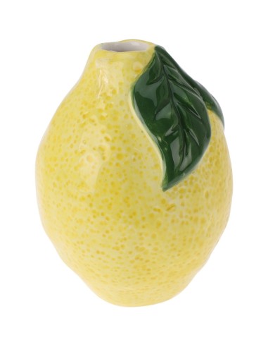 Vase Citron Décoratif en Céramique 10 cm