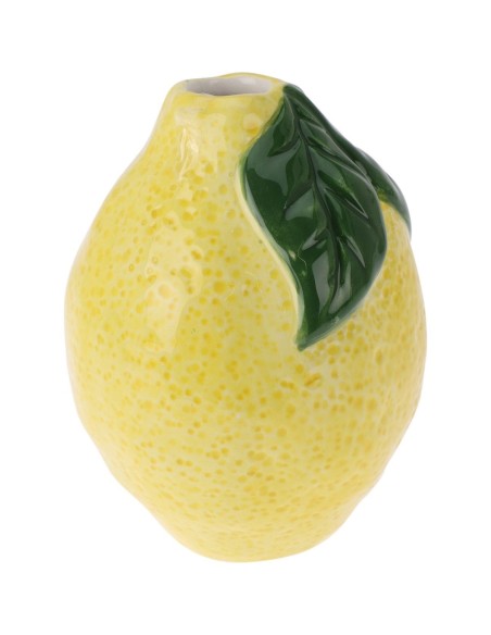Vase Citron Décoratif en Céramique 10 cm