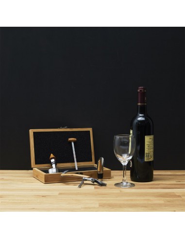Coffret en bambou pour le vin