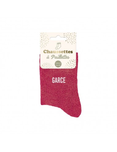 Chaussettes à paillettes Garce
