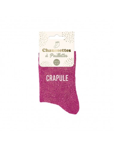 Chaussettes à paillettes Crapule