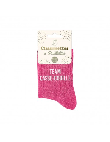 Chaussettes à paillettes Team...