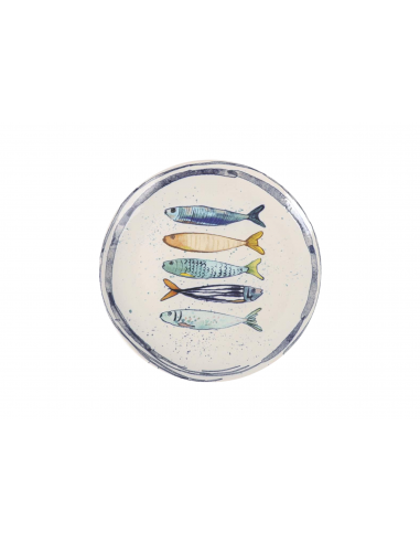 Poisson - Assiette plate ronde D26cm