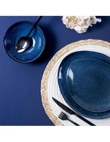 AU GRES DU TEMPS - Assiette plate...