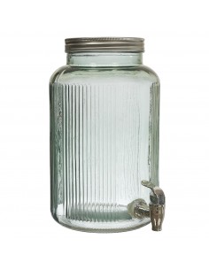 Fontaine en verre coloré 5L