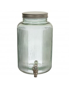 Fontaine en verre coloré 5L 2