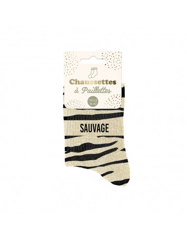 Chaussettes à paillettes Sauvage
