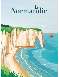 Affiche Normandie – Poster...