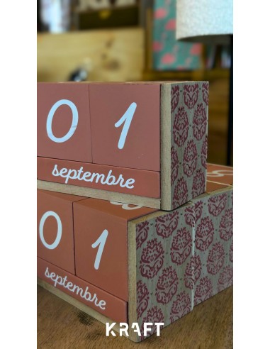 Calendrier perpétuel rectangulaire en...