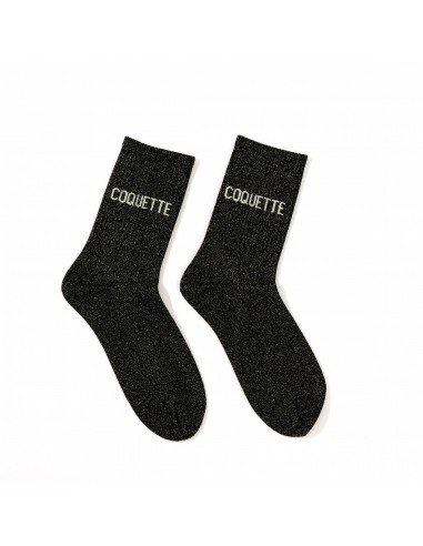 Chaussettes pailletées « COQUETTE » –...