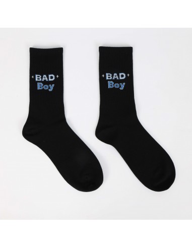 Chaussettes « BAD BOY » – Noires avec...
