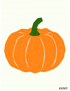 Affiche citrouille automne...