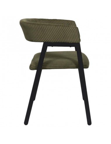 SCOTT - Fauteuil design en velours...