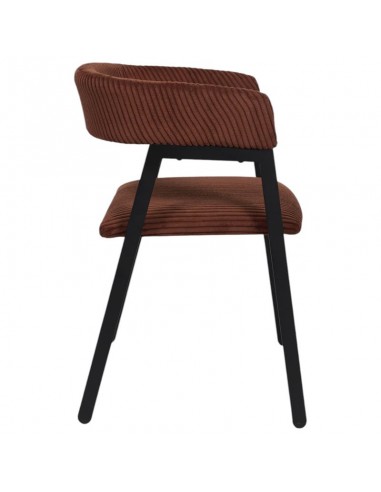 SCOTT - Fauteuil design en velours...