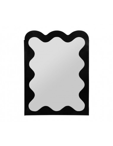 Miroir à poser festonné – Métal noir...