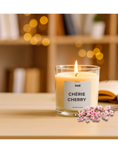 CHERIE CHERRY - Bougie en cire...