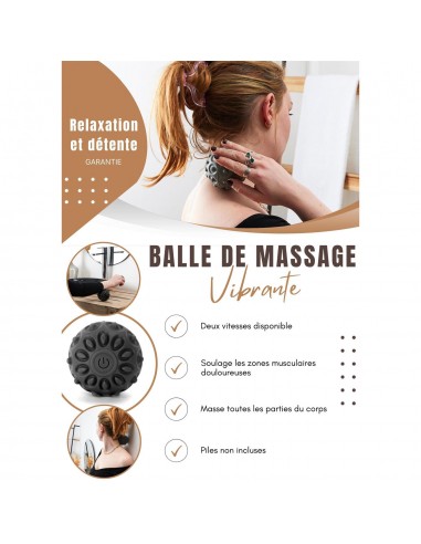 Balle de massage vibrante