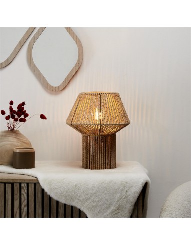 Lampe à poser avec abat-jour effet...