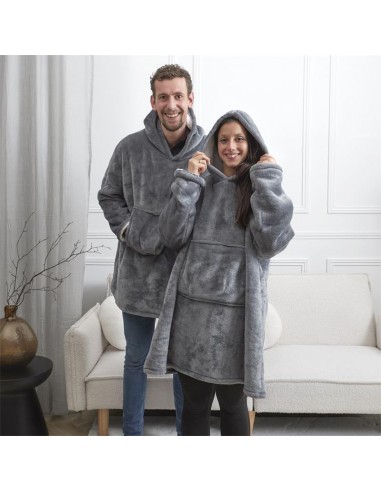 Sweat Plaid à Capuche Intérieur...