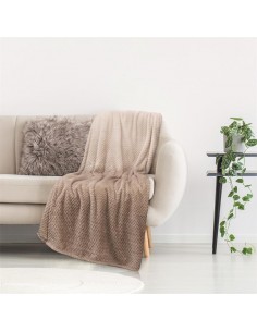 Plaid Nid d’Abeille Tie and...