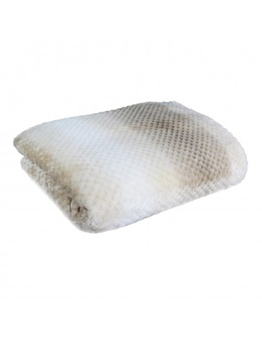 Plaid Nid d’Abeille Tie and Dye Beige...