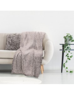 Plaid Sherpa Gris – 120 x...